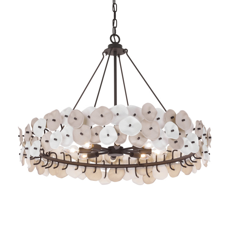 Metropolitan - N1528-860 - Eight Light Pendant - Ravelin - Dark Bronze