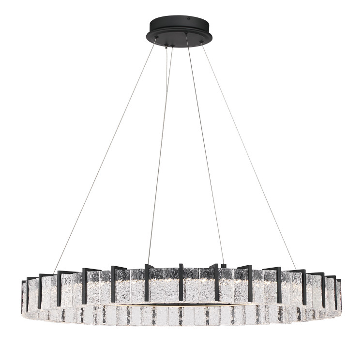 Minka-Lavery - 2416-899-L - LED Pendant - Sevryn - Dark Matte Black