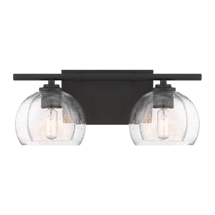 Minka-Lavery - 2722-860 - Two Light Vanity - Glint - Dark Bronze