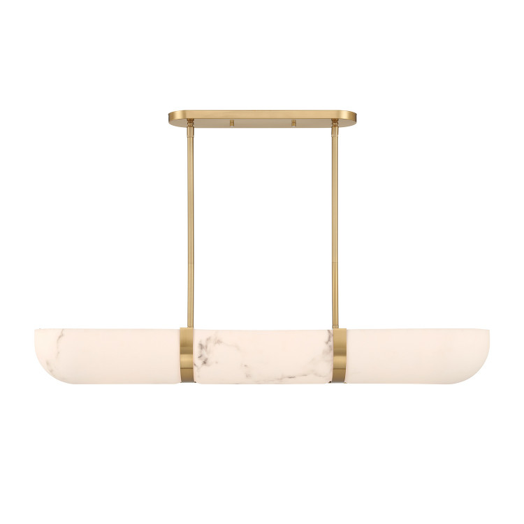 Savoy House - 1-1450-4-322 - Four Light Chandelier - Chalfont - Warm Brass
