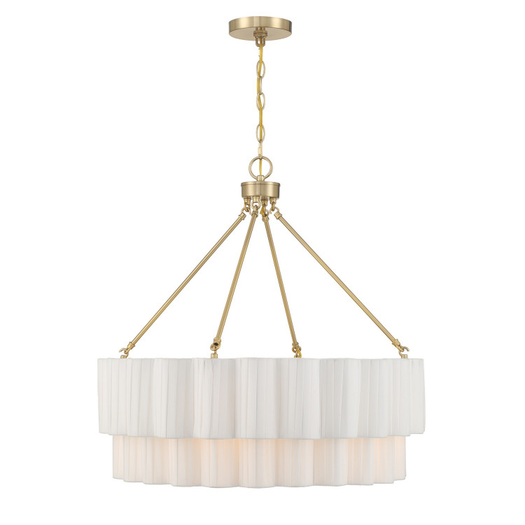 Savoy House - 7-1999-4-127 - Four Light Pendant - Tucker - Noble Brass