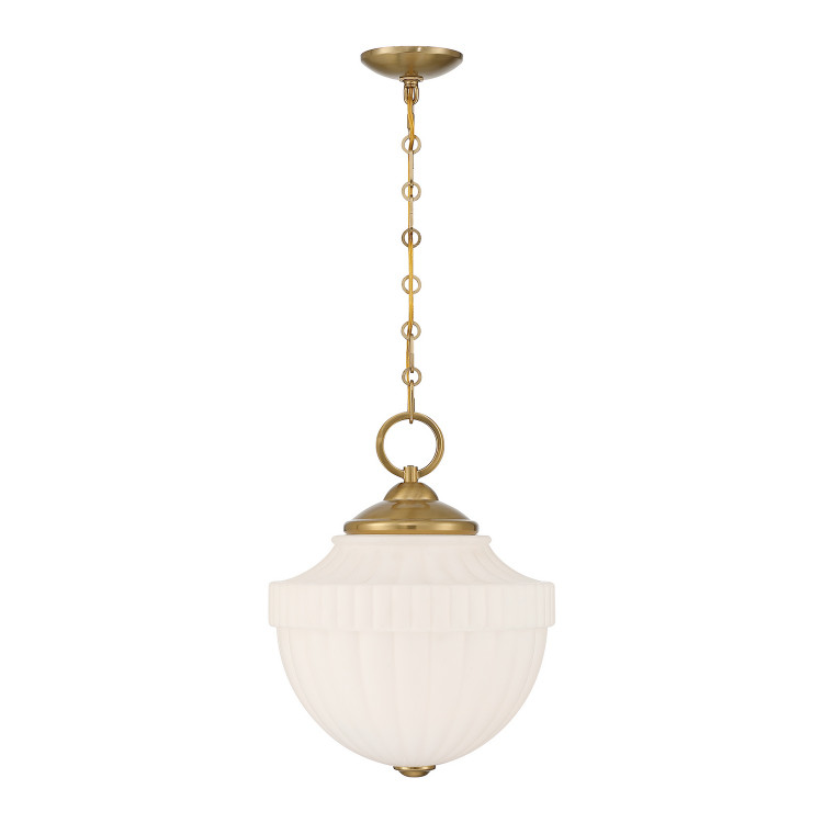 Savoy House - 7-6999-1-322 - One Light Pendant - Montrose - Warm Brass
