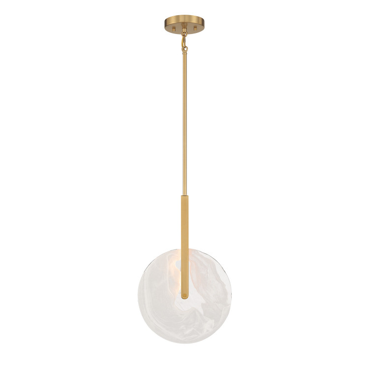 Savoy House - 7-9307-1-322 - LED Pendant - Ainslie - Warm Brass