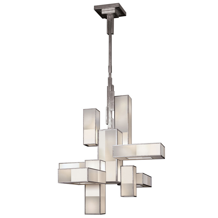 Fine Art Handcrafted Lighting - 732040-2GU - 12 Light Chandelier - Perspectives - Silver