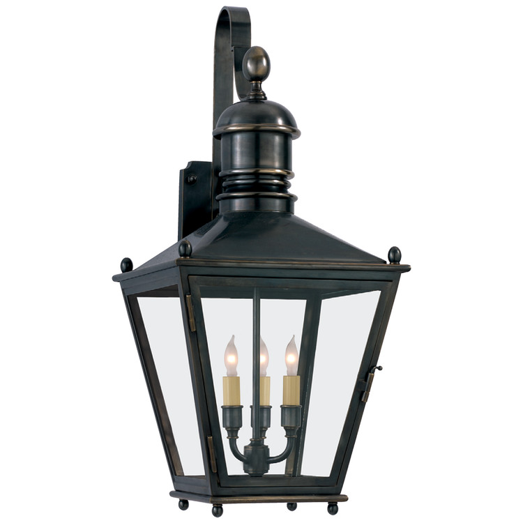 Visual Comfort Signature - CHO 2032BZ - Three Light Wall Lantern - sussex3 - Bronze