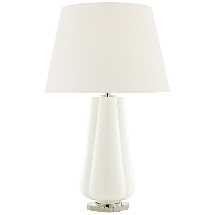 Visual Comfort Signature - AH 3137WHT-L-CL - LED Table Lamp - Penelope - White