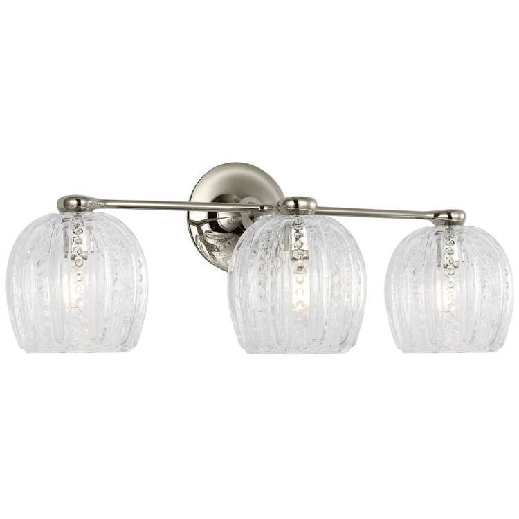 Visual Comfort Signature - ARN 2467PN-CG - LED Bath Sconce - Lazari - Polished Nickel