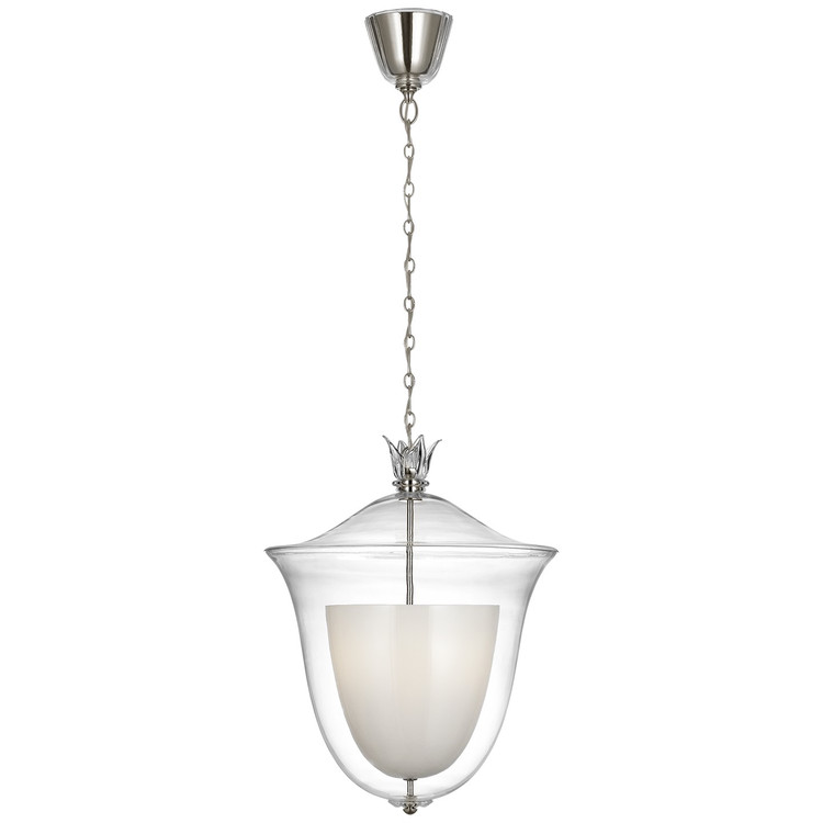 Visual Comfort Signature - ARN 5137PN-CG/WG - LED Pendant - Varenna - Polished Nickel