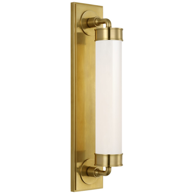 Visual Comfort Signature - TOB 2761HAB-WG - LED Bath Sconce - Maritime - Hand-Rubbed Antique Brass