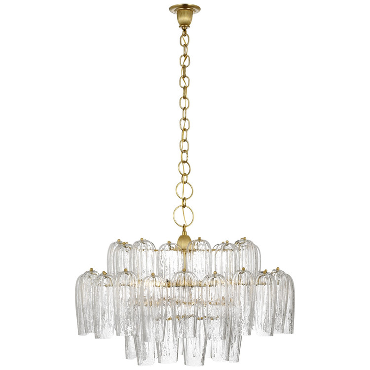 Visual Comfort Signature - TOB 5295HAB-SG - LED Chandelier - Charmain - Hand-Rubbed Antique Brass