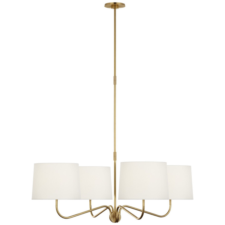 Visual Comfort Signature - TOB 5348HAB-L - LED Chandelier - Canto - Hand-Rubbed Antique Brass