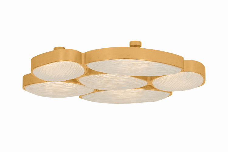Corbett Lighting - 602-35-VGL - LED Close-to-Ceiling - Kitz - Vintage Gold Leaf