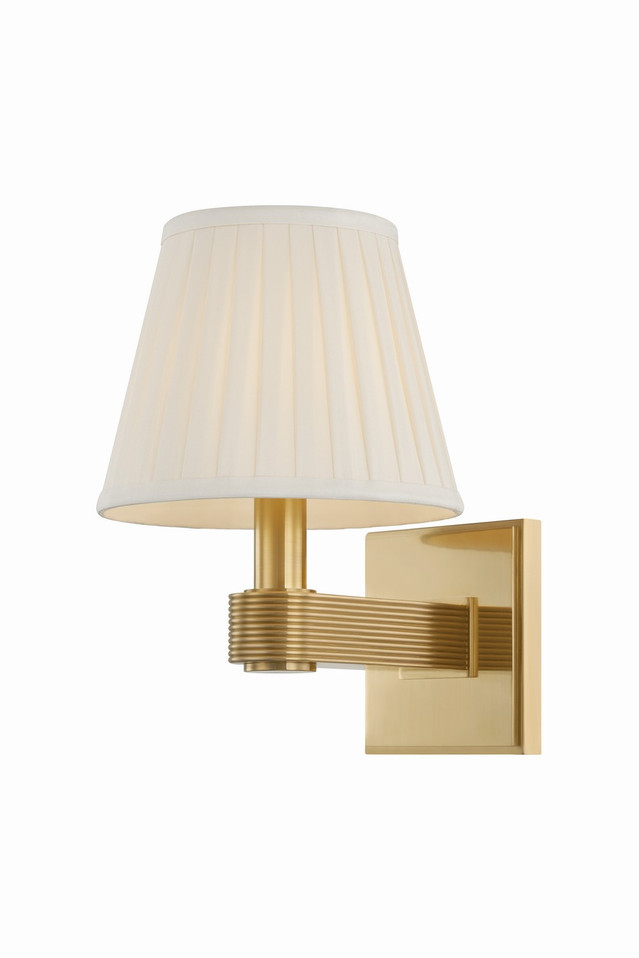 Hudson Valley - 1381-VB - One Light Wall Sconce - Strata - Vintage Brass