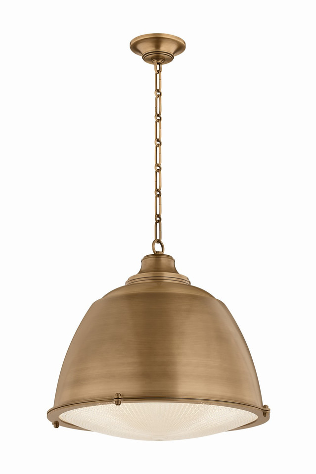 Hudson Valley - 4522-PBR - One Light Pendant - Milltown - Patina Brass
