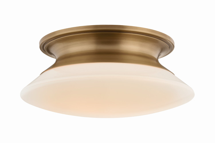 Hudson Valley - 5522-PBR - Two Light Flush Mount - Crompond - Patina Brass