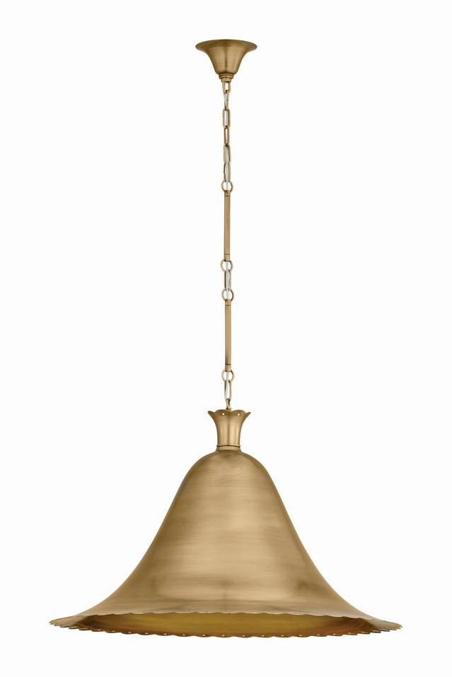 Hudson Valley - 5928-PBR - One Light Pendant - Asbury - Patina Brass