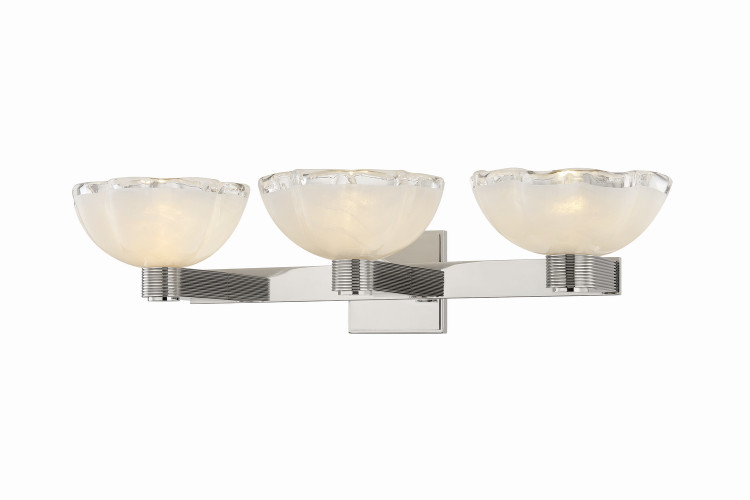 Hudson Valley - 6263-PN - Three Light Bath and Vanity - Fraleigh - Polished Nickel