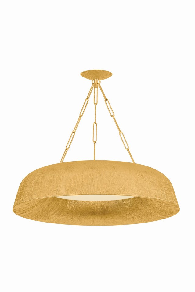 Hudson Valley - 9531-VGL - LED Chandelier - Highmount - Vintage Gold Leaf