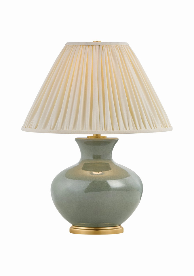 Hudson Valley - L4719-AGB/CYG - One Light Table Lamp - Cortlandt - Aged Brass