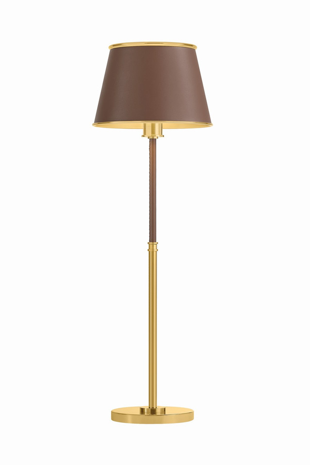 Hudson Valley - L6991-AGB/BR - One Light Floor Lamp - Lanesville - Aged Brass