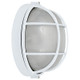Nauticus Round Dual Mount One Light Bulkhead (20294-WH/FST)
