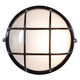 Access - 20296-BL/FST - One Light Bulkhead - Nauticus Round Dual Mount - Black