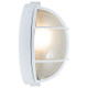 Nauticus Round Dual Mount One Light Bulkhead (20296-WH/FST)