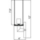 Aqueous LED Wall Fixture (20441LEDDLP-BS/OPL)