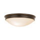 Access - 20724-ORB/OPL - One Light Flush Mount - Atom - Oil Rubbed Bronze