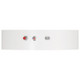 Slim Color Selectable Emergency Battery Backup LED Flush Mount (20881LEDCSEM-WH/ACR)