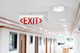 Slim Color Selectable Emergency Battery Backup LED Flush Mount (20881LEDCSEM-WH/ACR)