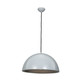 Access - 23767-GWH/SILV - One Light Pendant - Astro - Glossy White