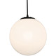 Pearl One Light Pendant (23944-MBL/OPL)