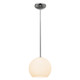 Access - 23950-BS/OPL - One Light Pendant - Nitrogen - Brushed Steel