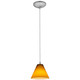 Martini One Light Pendant (28004-1C-BS/AMB)