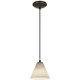 Access - 28004-1C-ORB/WHT - One Light Pendant - Martini - Oil Rubbed Bronze