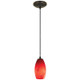 Merlot One Light Pendant (28011-1C-ORB/RUSKY)