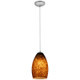 Champagne One Light Pendant (28012-1C-BS/BRST)