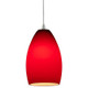 Champagne One Light Pendant (28012-1C-BS/RED)