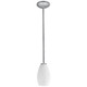 Champagne One Light Pendant (28012-1R-BS/WHST)
