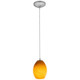 Brandy FireBird One Light Pendant (28023-1C-BS/AMBFB)