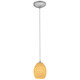 Brandy FireBird One Light Pendant (28023-1C-BS/WHTFB)