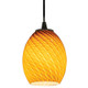 Brandy FireBird One Light Pendant (28023-1C-ORB/AMBFB)