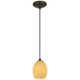 Brandy FireBird One Light Pendant (28023-1C-ORB/WHTFB)