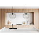 Clarity LED Pendant (29011LEDDLP-BL/CLR)