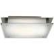 Access - 50032-BS/FST - Two Light Flush Mount - Vision SQ - Brushed Steel
