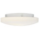 Orion Three Light Flush Mount (50162-WH/OPL)