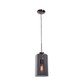Access - 50935-BCH/MIR - One Light Pendant - Simplicite - Black Chrome