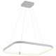 Ravello LED Pendant (50946LEDD-SAT/ACR)