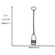 Tomahawk LED Pendant (52070LEDDLP-BS)